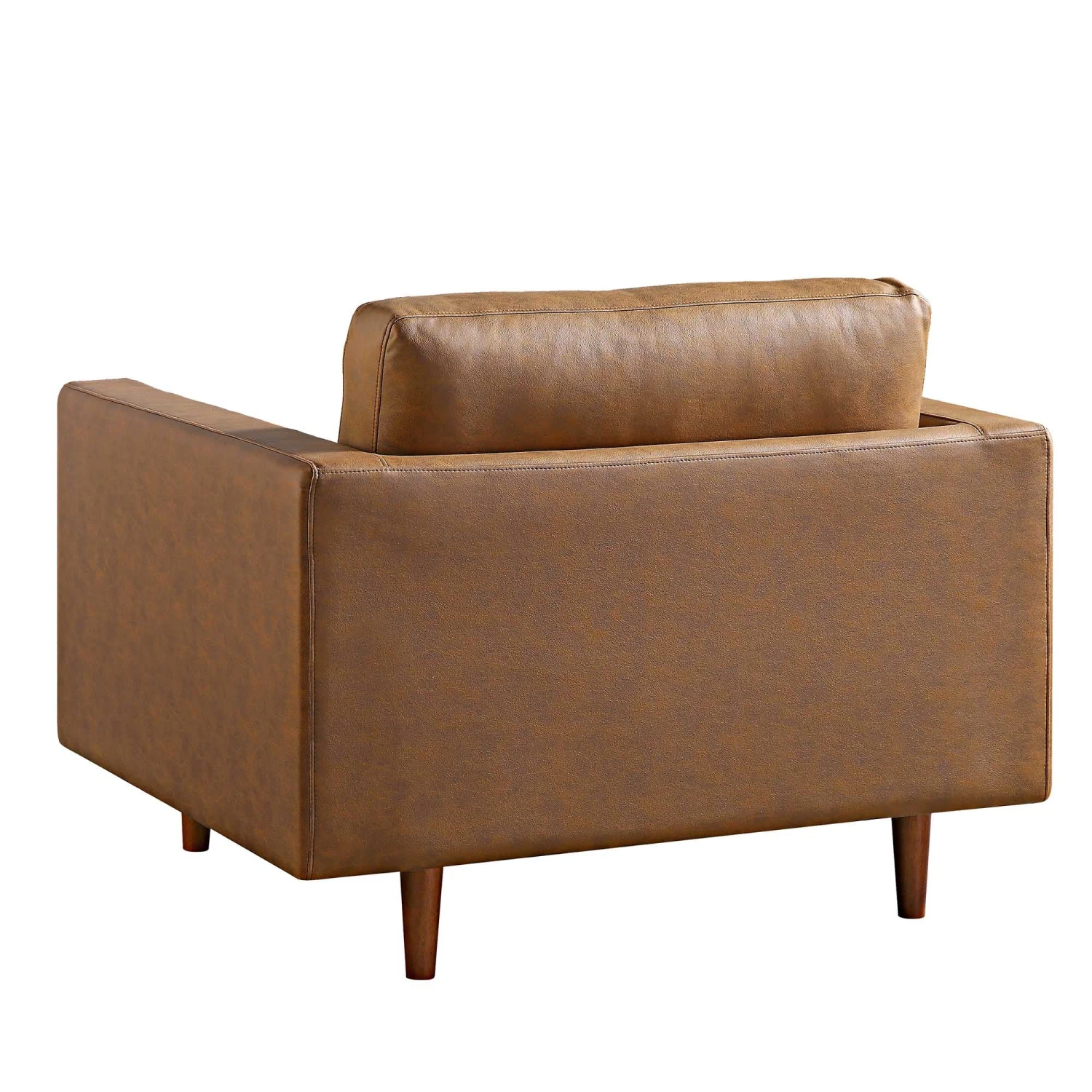 Henrietta Armchair, Tan Faux Suede 9 Henrietta Armchair, Tan Faux Suede - Image 9