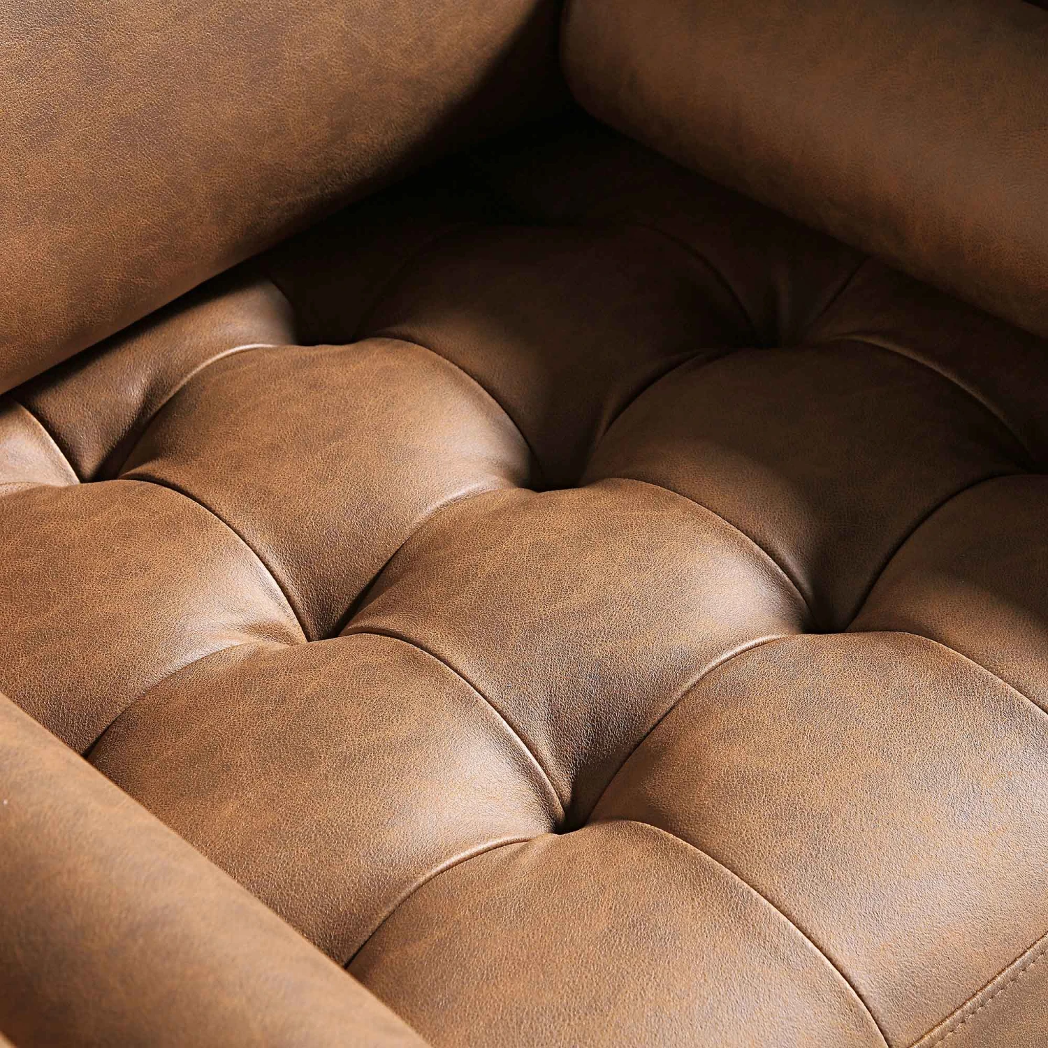 Henrietta Armchair, Tan Faux Suede 12 Henrietta Armchair, Tan Faux Suede - Image 12