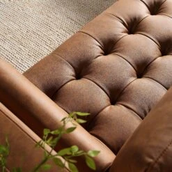 Henrietta Tan Faux Suede Grand 4-Seater Chaise End Sofa, Left Hand Facing 16 Henrietta Tan Faux Suede Grand 4-Seater Chaise End Sofa, Left Hand Facing -Daals Store BOSF 9680 TAN FXLT LHF SET scene3