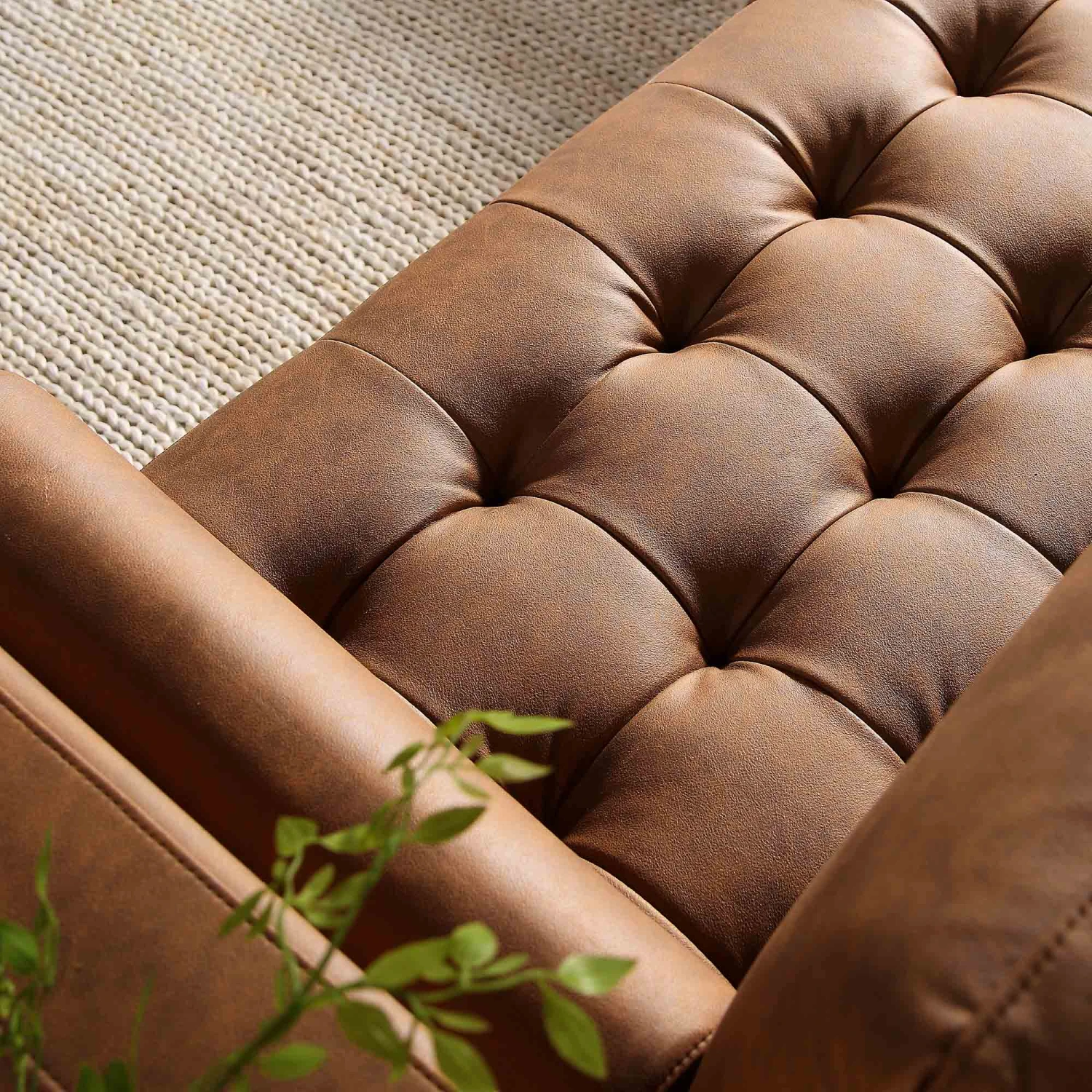 Henrietta Tan Faux Suede Grand 4-Seater Chaise End Sofa, Left Hand Facing 4 Henrietta Tan Faux Suede Grand 4-Seater Chaise End Sofa, Left Hand Facing - Image 4