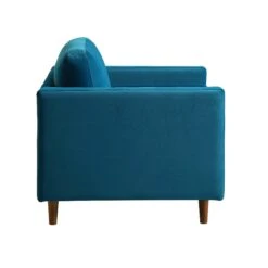 Henrietta Armchair, Teal Velvet -Daals Store BOSF 9680 TEAL VEL 1ST WB4
