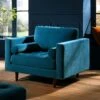 Henrietta Armchair, Teal Velvet -Daals Store BOSF 9680 TEAL VEL 1ST main