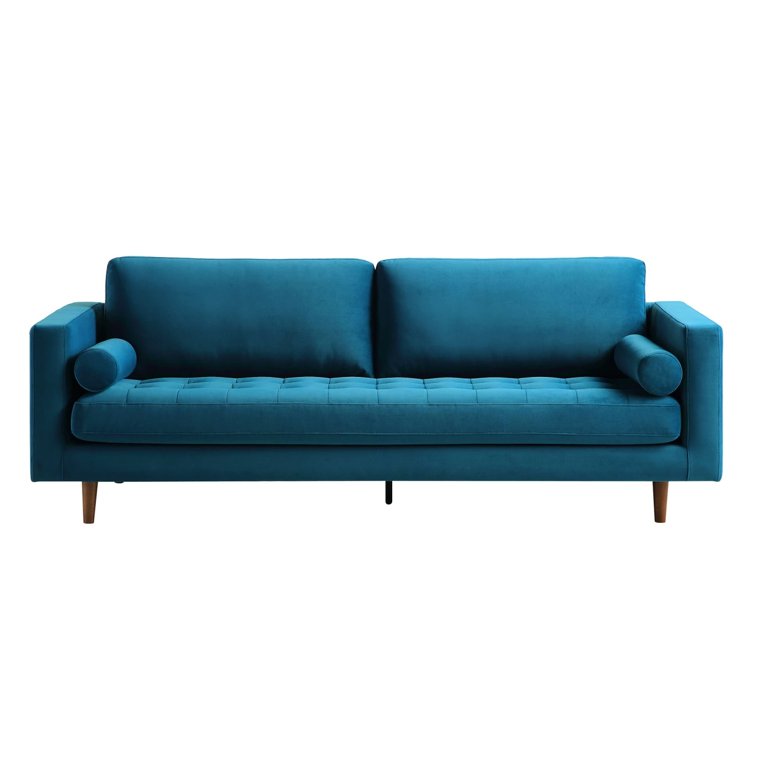 Henrietta Large 3-Seater Sofa, Teal Velvet 5 Henrietta Large 3-Seater Sofa, Teal Velvet - Image 5