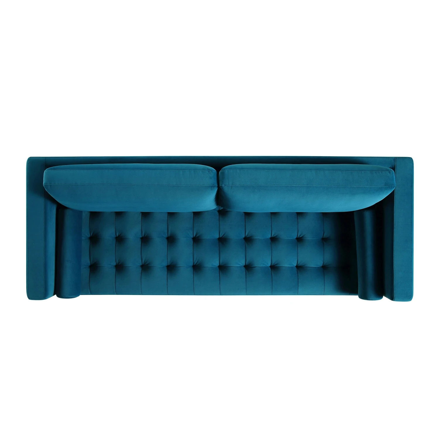 Henrietta Large 3-Seater Sofa, Teal Velvet 8 Henrietta Large 3-Seater Sofa, Teal Velvet - Image 8