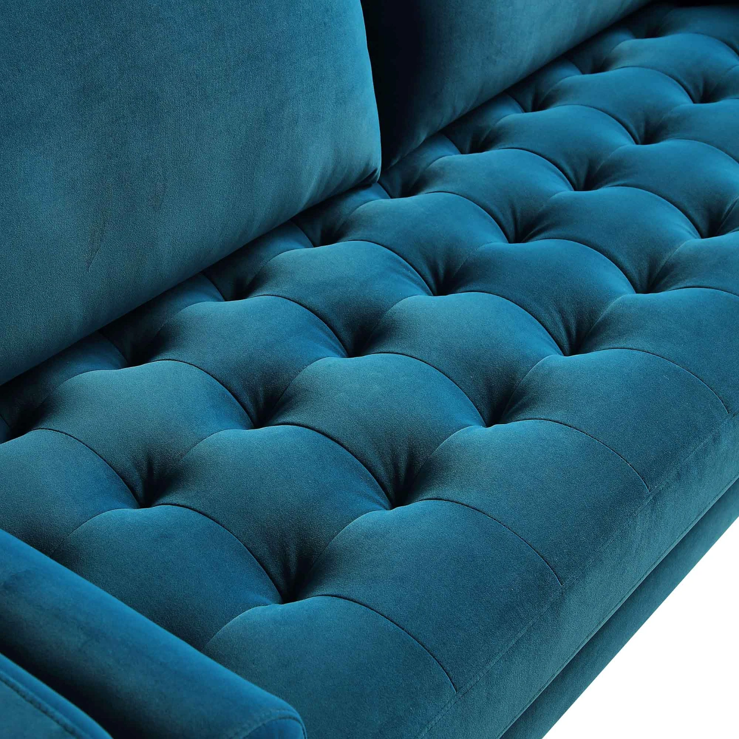 Henrietta Large 3-Seater Sofa, Teal Velvet 11 Henrietta Large 3-Seater Sofa, Teal Velvet - Image 11