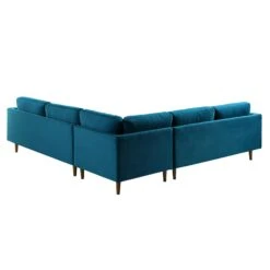 Henrietta 5+Seater Corner Sofa, Teal Velvet -Daals Store BOSF 9680 TEAL VEL CORNER SET WB4