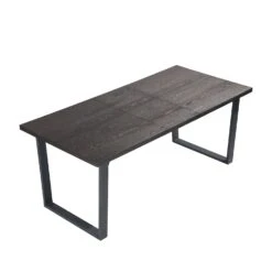 BERN 6-8 Seater Dark Oak Extending Dining Table With Metal Legs 18 BERN 6-8 Seater Dark Oak Extending Dining Table With Metal Legs -Daals Store BSD 002 WALNUT WB1