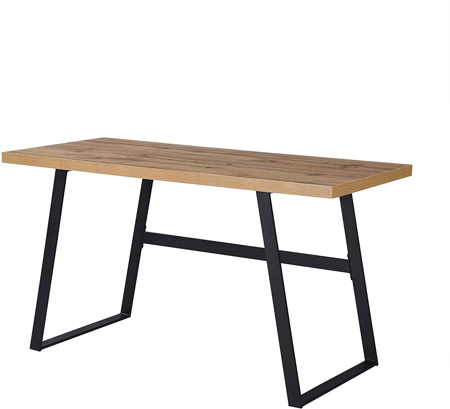 KLOTEN Oak Desk With Black Metal Legs 4 KLOTEN Oak Desk With Black Metal Legs - Image 4