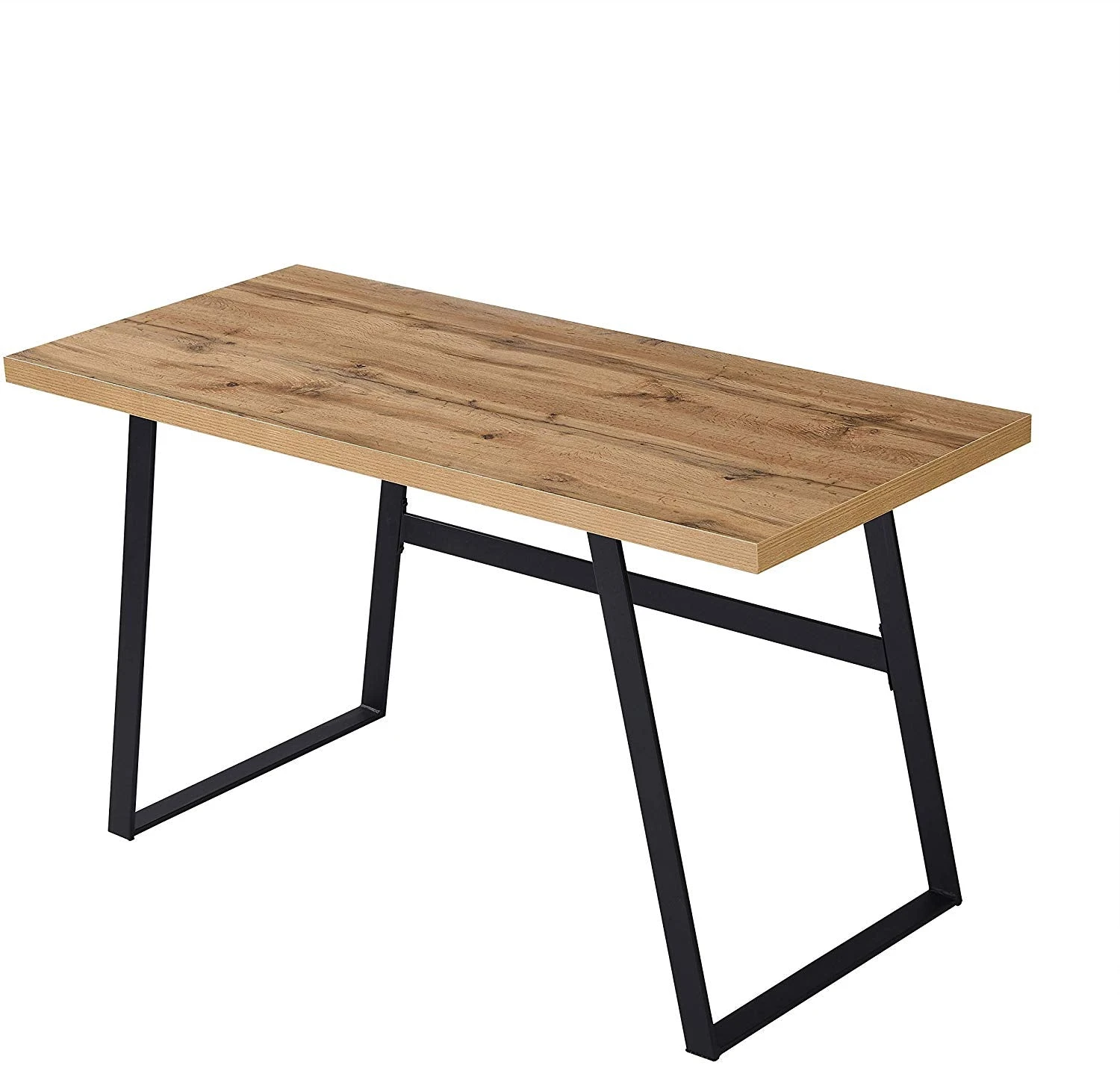 KLOTEN Oak Desk With Black Metal Legs 5 KLOTEN Oak Desk With Black Metal Legs - Image 5
