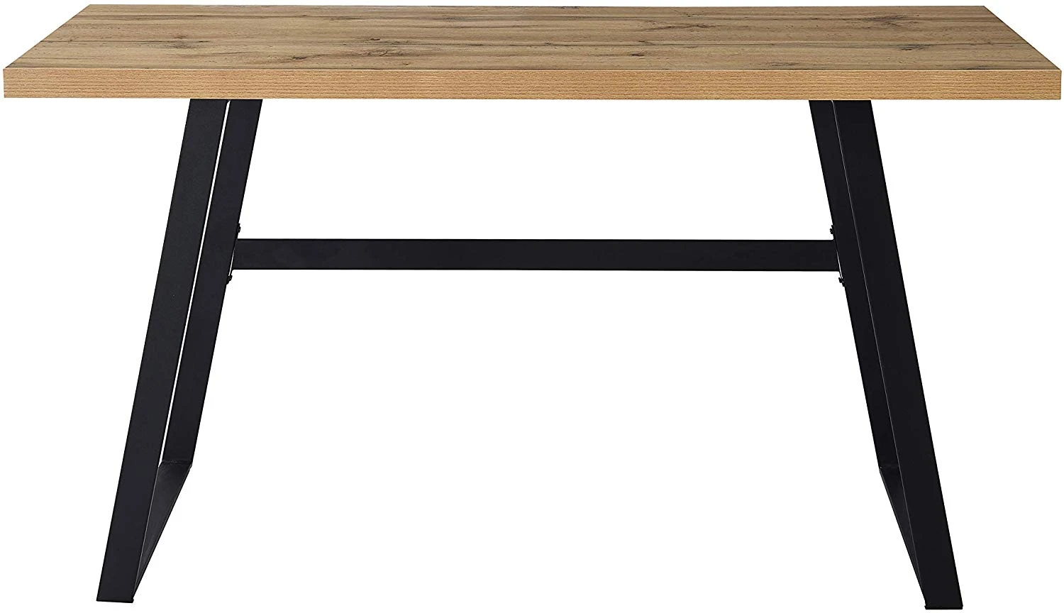 KLOTEN Oak Desk With Black Metal Legs 7 KLOTEN Oak Desk With Black Metal Legs - Image 7