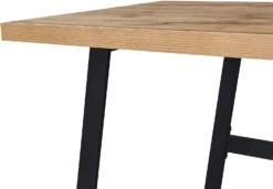 KLOTEN Oak Desk With Black Metal Legs 17 KLOTEN Oak Desk With Black Metal Legs -Daals Store BSD 009 OAK detail1
