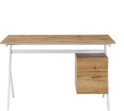 SION Desk With Drawer & Cupboard Oak -Daals Store BSD 013 OAK WB3