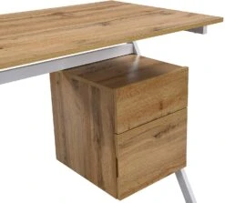 SION Desk With Drawer & Cupboard Oak -Daals Store BSD 013 OAK detail2