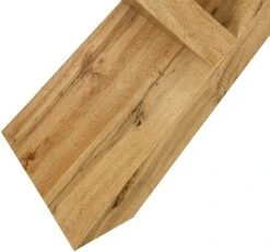 Orillia 160cm Dining Table – High Gloss White Top with Wotan Oak Effect Angular Legs -Daals Store BSD 016 WHITE detail2