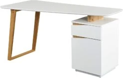 Soren Oak And White Desk With Cupboard 10 Soren Oak And White Desk With Cupboard -Daals Store BSD 022 WHITEOAK WB1