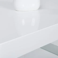 Albion White High Gloss And Glass Coffee Table -Daals Store BSD 026 WHITE detail1