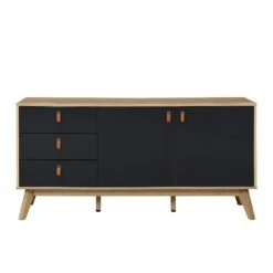 Tallis Two Tone Sideboard With 2 Doors And 3 Drawers -Daals Store BSD 029 WB2