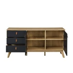 Tallis Two Tone Sideboard With 2 Doors And 3 Drawers -Daals Store BSD 029 WB4