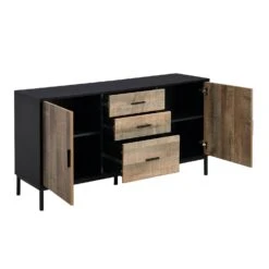 Carnaby 2 Cupboard 3 Drawer Sideboard 12 Carnaby 2 Cupboard 3 Drawer Sideboard -Daals Store BSD 044 WB1