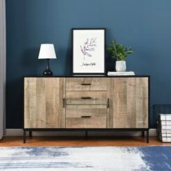 Carnaby 2 Cupboard 3 Drawer Sideboard 11 Carnaby 2 Cupboard 3 Drawer Sideboard -Daals Store BSD 044 scene2