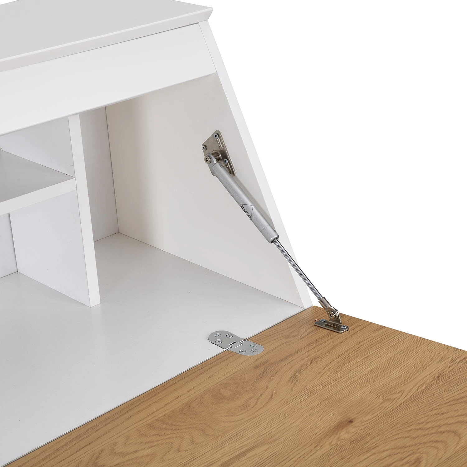 Ernest Writing Bureau In White & Oak Colour 8 Ernest Writing Bureau In White & Oak Colour - Image 8