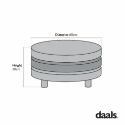 Gomboc 3 Tier High Gloss Rotating Coffee Table 14 Gomboc 3 Tier High Gloss Rotating Coffee Table -Daals Store BSD 051 CHART