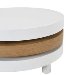 Gomboc 3 Tier High Gloss Rotating Coffee Table 16 Gomboc 3 Tier High Gloss Rotating Coffee Table -Daals Store BSD 051 detail1