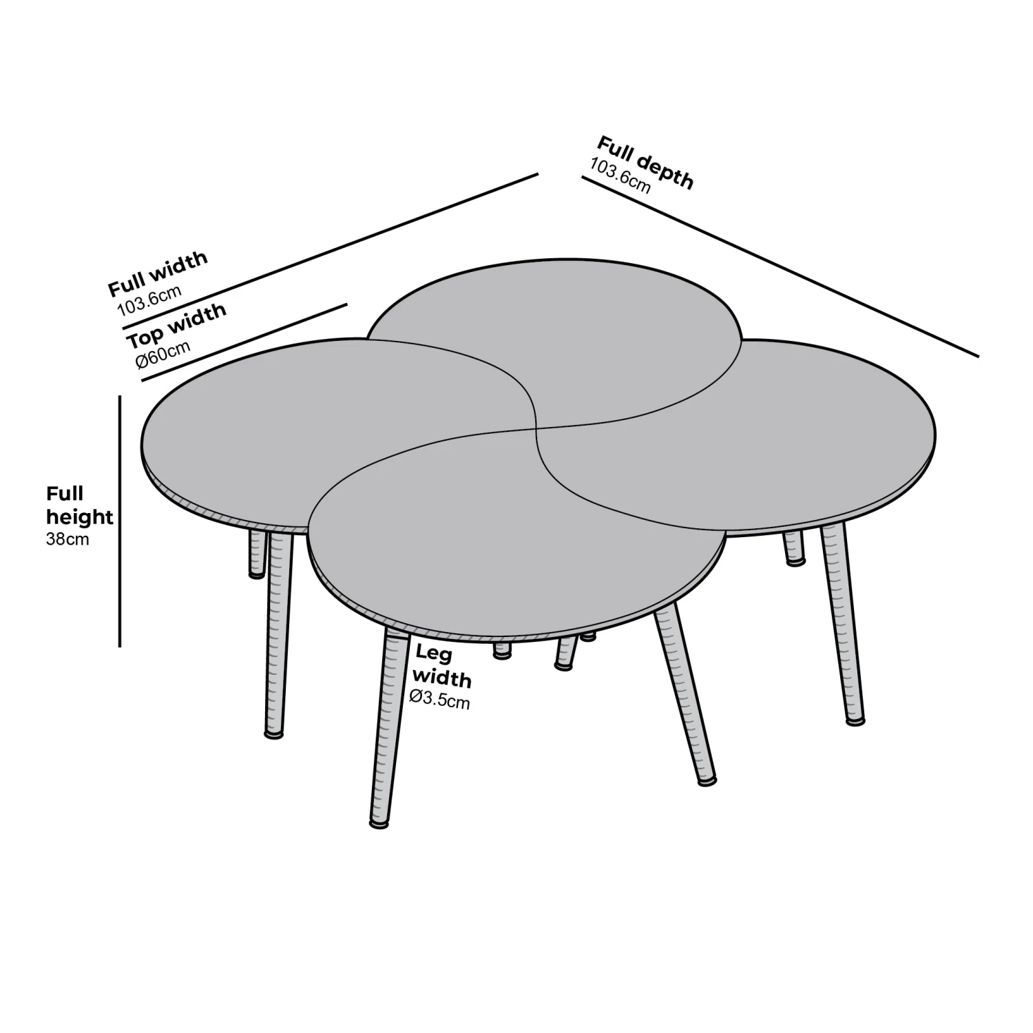 Monza 4-in-1 Walnut Effect Coffee Table 8 Monza 4-in-1 Walnut Effect Coffee Table - Image 8