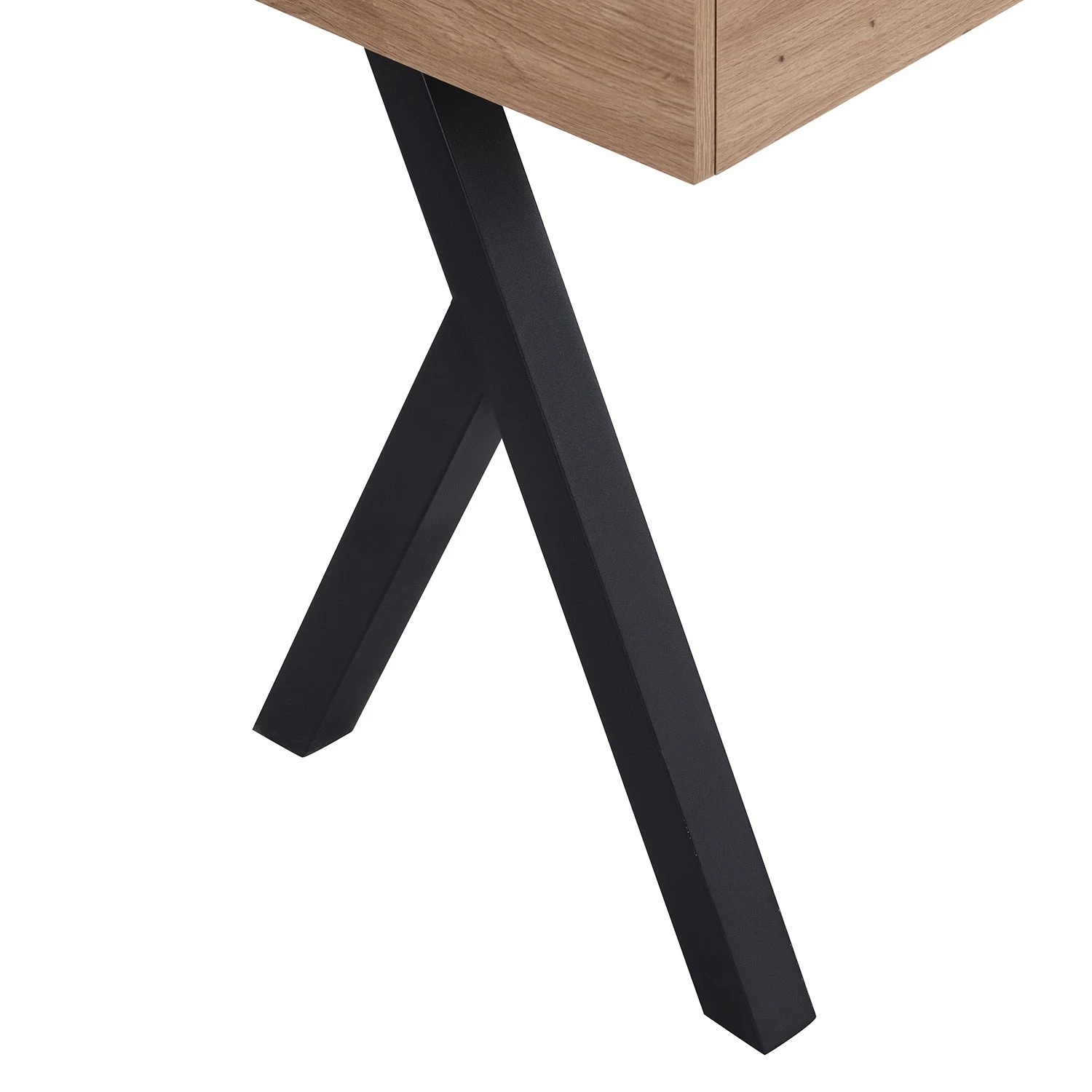 Lytton 1-Drawer Oak Effect Desk With Angled Desk Top 13 Lytton 1-Drawer Oak Effect Desk With Angled Desk Top - Image 13