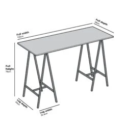 Ravena Marble Effect Console Table 13 Ravena Marble Effect Console Table -Daals Store BSD 061 CHART