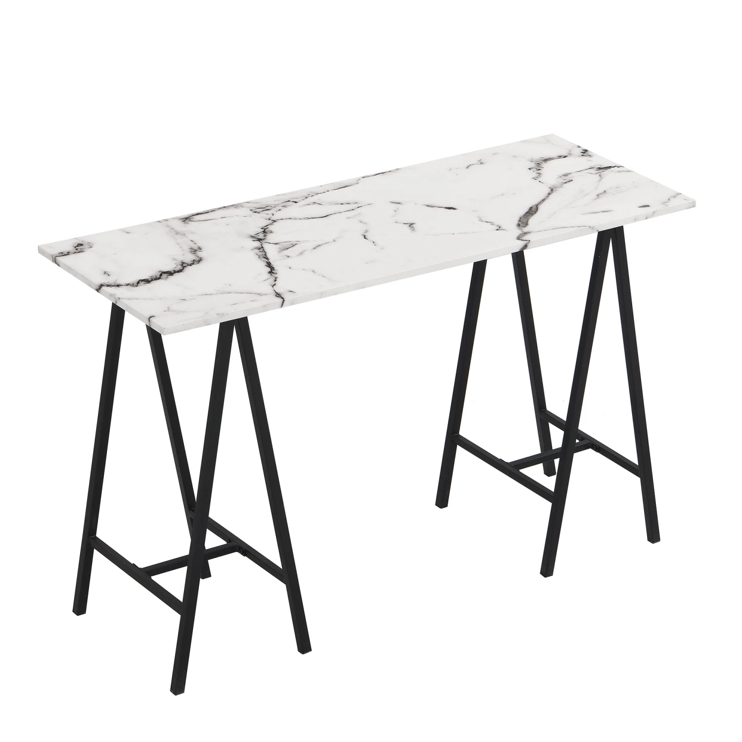 Ravena Marble Effect Console Table 3 Ravena Marble Effect Console Table - Image 3