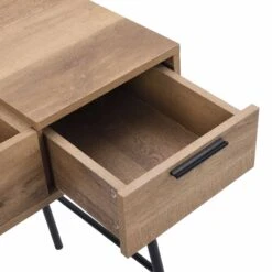 Selwyn Oak Effect Console Dressing Table -Daals Store BSD 062 detail2