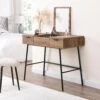 Selwyn Oak Effect Console Dressing Table 27 Selwyn Oak Effect Console Dressing Table -Daals Store BSD 062 main