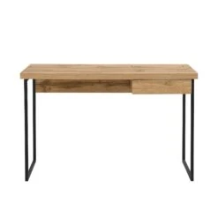 Vaxjo 1 Drawer Oak Effect Desk With Cable Management Storage 13 Vaxjo 1 Drawer Oak Effect Desk With Cable Management Storage -Daals Store BSD 063 WB2