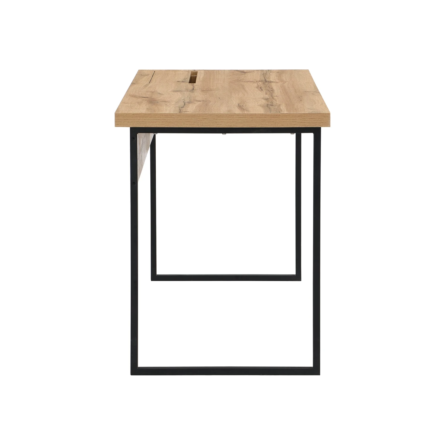 Vaxjo 1 Drawer Oak Effect Desk With Cable Management Storage 7 Vaxjo 1 Drawer Oak Effect Desk With Cable Management Storage - Image 7