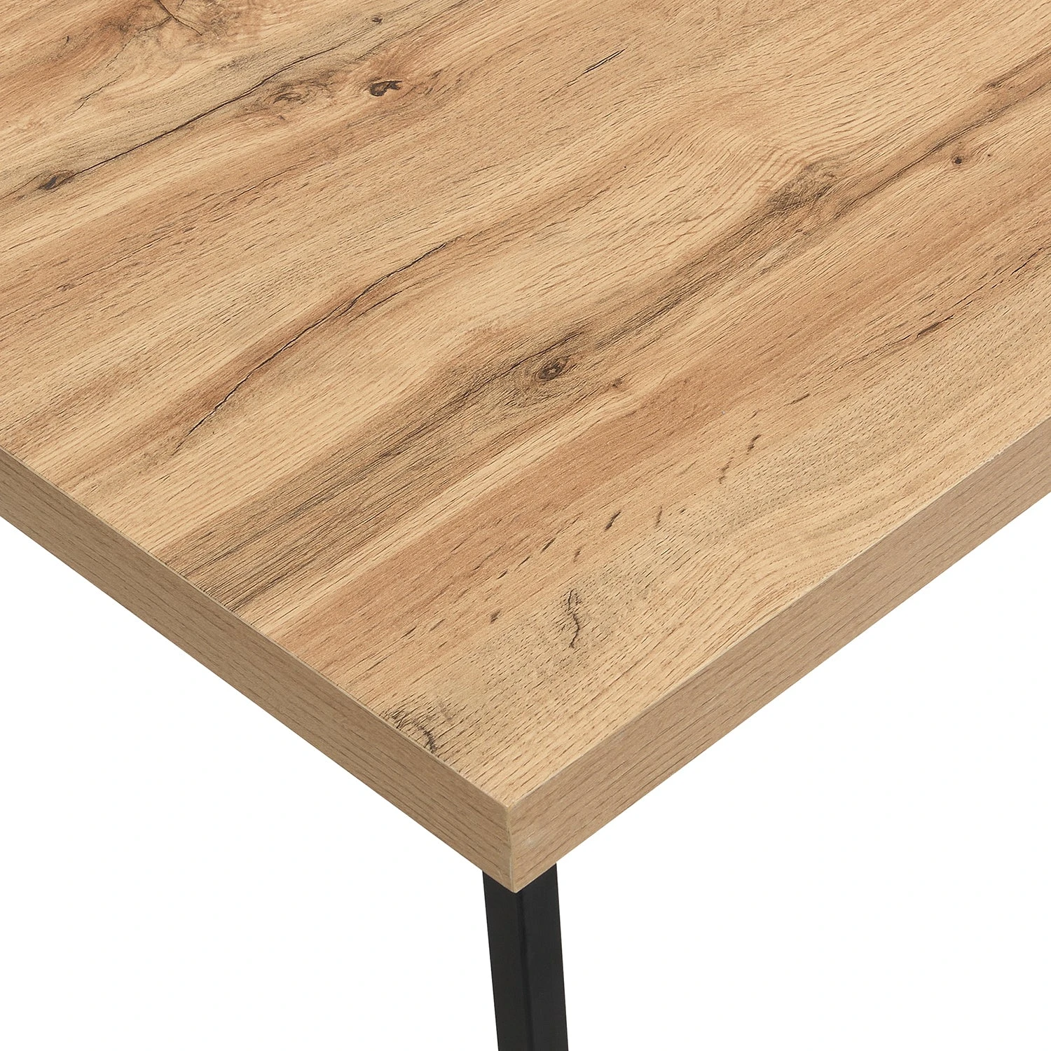 Vaxjo 1 Drawer Oak Effect Desk With Cable Management Storage 10 Vaxjo 1 Drawer Oak Effect Desk With Cable Management Storage - Image 10