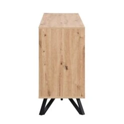 Weston Oak Effect 3 Door 3 Drawer Large Sideboard 22 Weston Oak Effect 3 Door 3 Drawer Large Sideboard -Daals Store BSD 077 OAK WB3