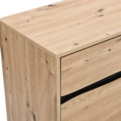 Weston Oak Effect 3 Door 3 Drawer Large Sideboard 24 Weston Oak Effect 3 Door 3 Drawer Large Sideboard -Daals Store BSD 077 OAK detail1