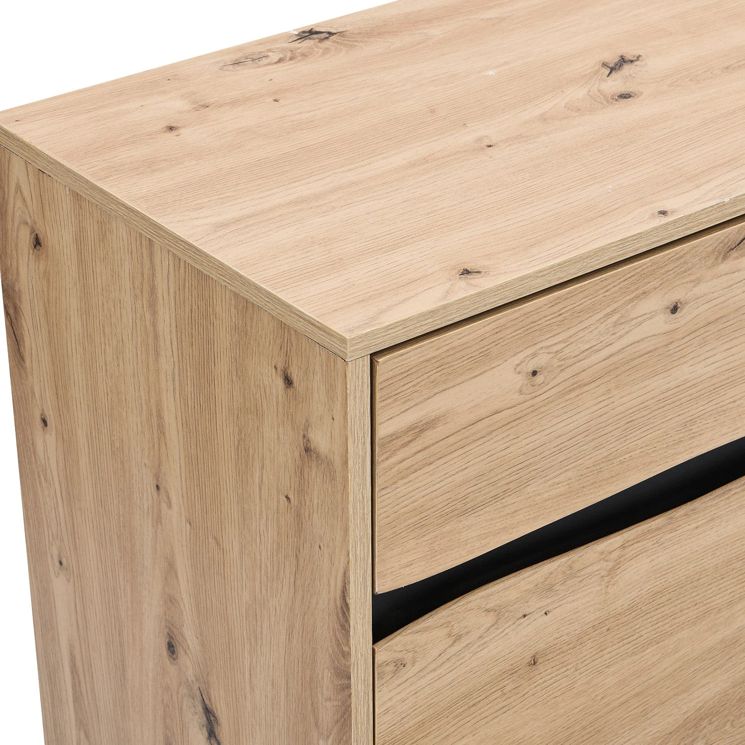 Weston Oak Effect 3 Door 3 Drawer Large Sideboard 11 Weston Oak Effect 3 Door 3 Drawer Large Sideboard - Image 11