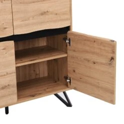 Weston Oak Effect 4 Door Cabinet -Daals Store BSD 078 OAK detail2