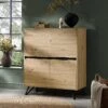 Weston Oak Effect 4 Door Cabinet -Daals Store BSD 078 OAK main