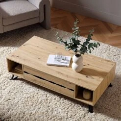 Weston Oak Effect Coffee Table -Daals Store BSD 079 OAK scene3