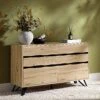 Weston Oak Effect 6 Drawer Chest Of Drawers 27 Weston Oak Effect 6 Drawer Chest Of Drawers -Daals Store BSD 080 OAK main