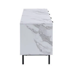 Aspen 150cm TV Unit β Oak Textured Doors and Marble Effect Frame with Black Metal Legs 22 Aspen 150cm TV Unit β Oak Textured Doors and Marble Effect Frame with Black Metal Legs -Daals Store BSD 084 WB4