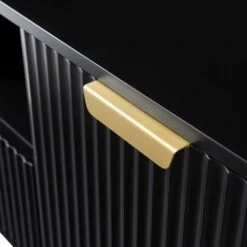 Richmond Ridged 120cm Wide TV Media Unit, Matte Black 21 Richmond Ridged 120cm Wide TV Media Unit, Matte Black -Daals Store BSD 106 BLACK detail2