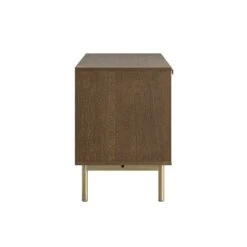 Richmond Ridged 120cm Wide TV Media Unit, Dark Ash -Daals Store BSD 106 DARKWOOD WB5