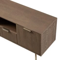 Richmond Ridged 120cm Wide TV Media Unit, Dark Ash -Daals Store BSD 106 DARKWOOD detail3