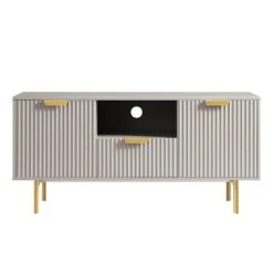 Richmond Ridged 120cm Wide TV Media Unit, Matte Taupe 16 Richmond Ridged 120cm Wide TV Media Unit, Matte Taupe -Daals Store BSD 106 TAUPE WB1