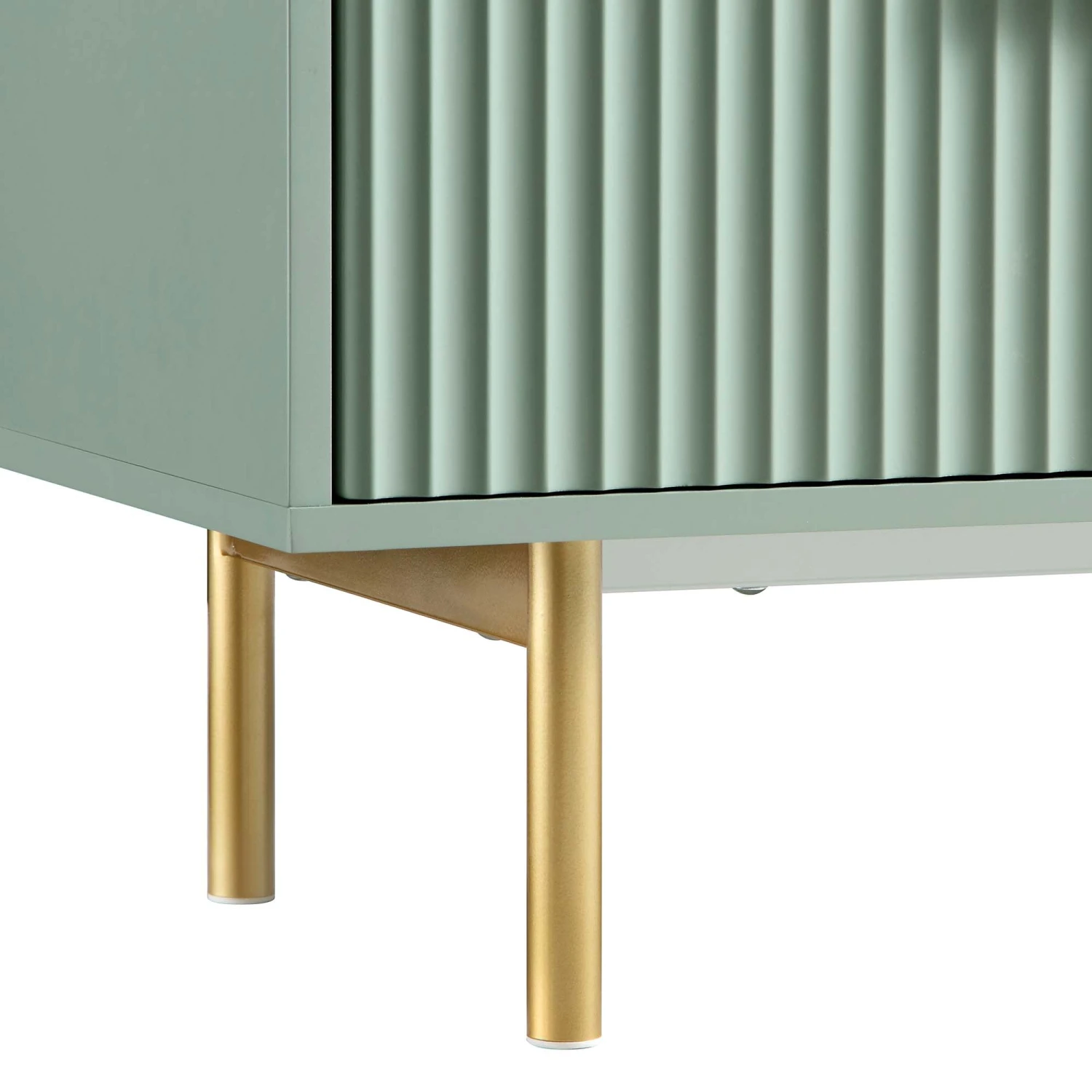 Richmond Ridged Wide Chest Of 6 Drawers, Matte Sage Green 12 Richmond Ridged Wide Chest Of 6 Drawers, Matte Sage Green - Image 12