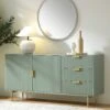 Richmond Ridged Large Sideboard, Matte Sage Green -Daals Store BSD 108 SAGE main